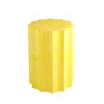 Table d'appoint ronde en aluminium ø33, 5cm - jaune Table d'appoint ronde en aluminium ø33, 5cm - jaune
