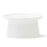 Table d appoint ronde en polypropylène blanche d70cm Table d appoint ronde en polypropylène blanche d70cm