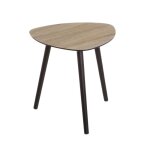 Table d'appoint trpied bois et noir