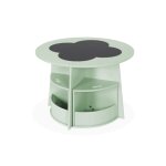 Table avec ardoise et 4 chaises avec rangement pour enfant