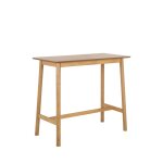 Table de bar 4 personnes en bois h105cm - bois clair