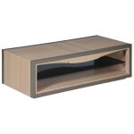 Table basse 1 tiroir 128 cm, en merisier massif naturel blanchi Table basse 1 tiroir 128 cm, en merisier massif naturel blanchi