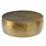Table basse en aluminium martel dor d99