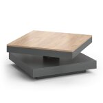 Table basse, anthracite 70 x 70cm