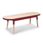 Table basse banc 140 cm, 100% frêne massif rouge de pluduno Table basse banc 140 cm, 100% frêne massif rouge de pluduno