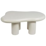 Table basse blanc cass