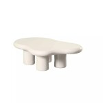 Table basse en bois blanc l117 Table basse en bois blanc l117