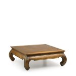 Table basse en bois marron l 100 cm Table basse en bois marron l 100 cm