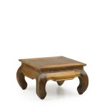 Table basse en bois marron l 60 cm Table basse en bois marron l 60 cm
