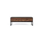 Table basse bois palissandre et manguier avec métal Table basse bois palissandre et manguier avec métal
