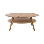 Table basse en chne massif h38