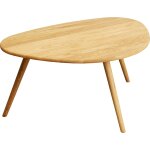 Table basse en chne massif huil