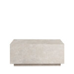 Table basse effet marbre 90x50cm - beige Table basse effet marbre 90x50cm - beige