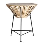 Table basse en fer noir 66x66x72 cm Table basse en fer noir 66x66x72 cm