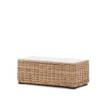 Table basse jardin rotin synthétique couleur naturel Table basse jardin rotin synthétique couleur naturel