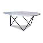 Table basse en marbre blanc Table basse en marbre blanc