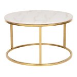 Table basse marbre doré Table basse marbre doré