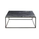 Table basse en marbre noir l100 Table basse en marbre noir l100