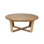 Table basse en mindi massif ronde Table basse en mindi massif ronde