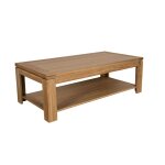 Table basse moderne bois chêne clair massif Table basse moderne bois chêne clair massif