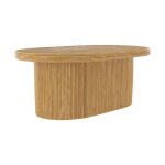 Table basse ovale en rotin naturel Table basse ovale en rotin naturel