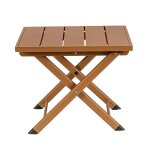 Table basse pliante de jardin en aluminium l44