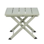 Table basse pliante de jardin en aluminium l44