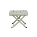Table basse pliante de jardin en aluminium l44 vert clair Table basse pliante de jardin en aluminium l44 vert clair