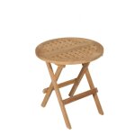 Table basse pliante de jardin en bois teck
