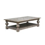 Table basse rectangulaire en acacia teinte claire Table basse rectangulaire en acacia teinte claire
