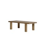 Table basse rectangulaire couleur marron, 120x50x35 cm Table basse rectangulaire couleur marron, 120x50x35 cm