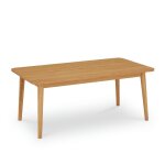 Table basse rectangulaire en effet bois