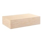Table basse rectangulaire marbre d'ingénierie couleur travertin Table basse rectangulaire marbre d'ingénierie couleur travertin