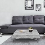 Table basse relevable effet bton