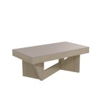 Table basse relevable effet chêne blanchi / lin Table basse relevable effet chêne blanchi / lin