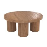 Table basse ronde en bois d'orme d80 cm Table basse ronde en bois d'orme d80 cm