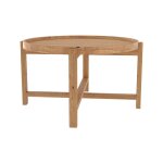 Table basse ronde en bois de teck recyclé d70 cm Table basse ronde en bois de teck recyclé d70 cm