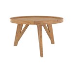 Table basse ronde en bois de teck recyclé d70 cm Table basse ronde en bois de teck recyclé d70 cm
