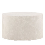 Table basse ronde effet marbre ø80cm - beige Table basse ronde effet marbre ø80cm - beige