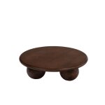 Table basse ronde ethnique en manguier d90 Table basse ronde ethnique en manguier d90