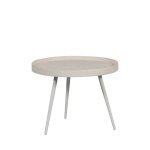 Table basse ronde en métal ø58cm - beige Table basse ronde en métal ø58cm - beige