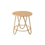 Table basse ronde en rotin d60