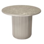 Table basse ronde style scandinave gris Table basse ronde style scandinave gris