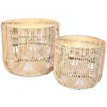 Tables basses rotin métal 40 x 43 (d) cm Tables basses rotin métal 40 x 43 (d) cm