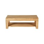 Table basse en teck massif Table basse en teck massif