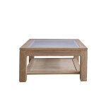 Table basse en teck massif 80 cm Table basse en teck massif 80 cm