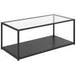 Table basse verre noir Table basse verre noir