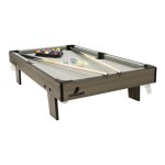 Table de billard mini accessoires inclus chne gris 91 x 51 x 20 cm