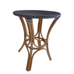 Table de bistro en r�sine tress�e