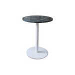 Table bistrot en mabre vert